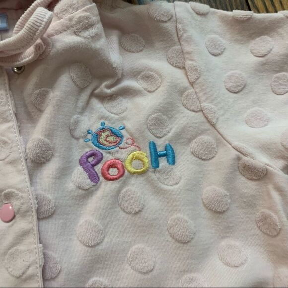 Winnie the Pooh 24M Girl’s Swim Cover Up/After Bath Robe Duck Pink Disney - Picture 4 of 7